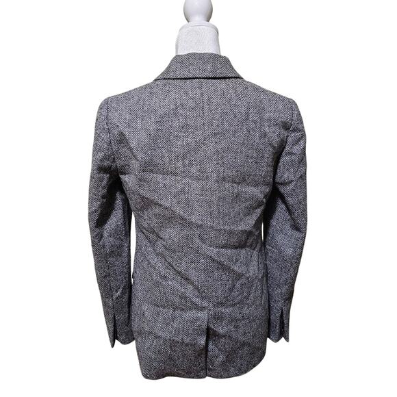 J.Crew Sommerset Blazer in Heather Graphite English Wool Herringbone Size 2 - Picture 3 of 8
